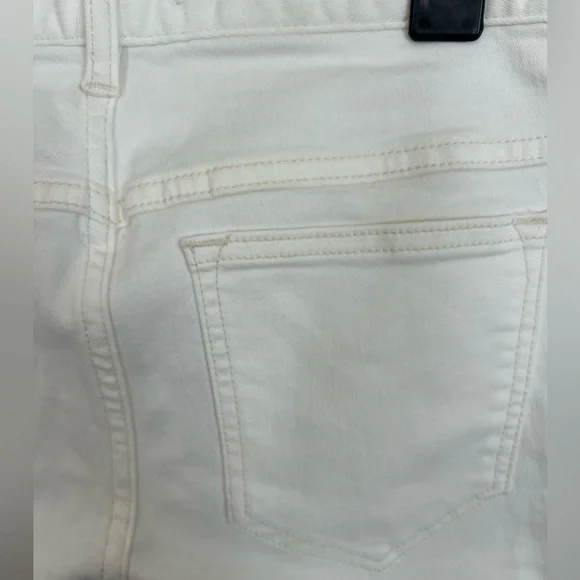Free People White Skinny Distressed Jeans Size W27 - Picture 5 of 10